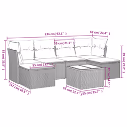 VidaXL 3249855 ensemble de meubles de jardin
