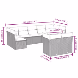 VidaXL 3250002 ensemble de meubles de jardin