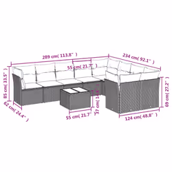 VidaXL 3250018 ensemble de meubles de jardin
