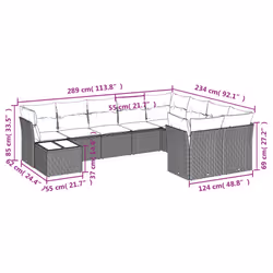 VidaXL 3250032 ensemble de meubles de jardin