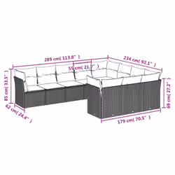 VidaXL 3250055 ensemble de meubles de jardin