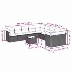 VidaXL 3250087 ensemble de meubles de jardin