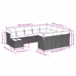 VidaXL 3250097 ensemble de meubles de jardin