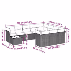 VidaXL 3250101 ensemble de meubles de jardin