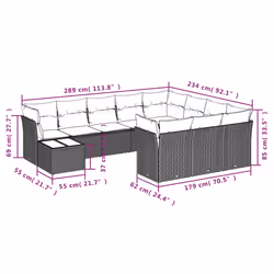 VidaXL 3250102 ensemble de meubles de jardin