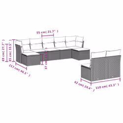 VidaXL 3250109 ensemble de meubles de jardin