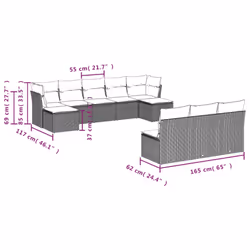 VidaXL 3250142 ensemble de meubles de jardin