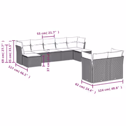 VidaXL 3250144 ensemble de meubles de jardin