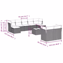 VidaXL 3250145 ensemble de meubles de jardin