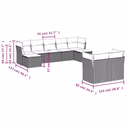 VidaXL 3250154 ensemble de meubles de jardin