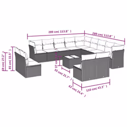 VidaXL 3250335 ensemble de meubles de jardin