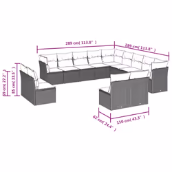 VidaXL 3250337 ensemble de meubles de jardin