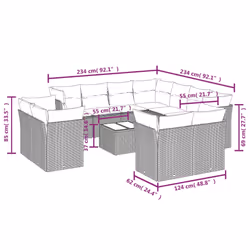 VidaXL 3250358 ensemble de meubles de jardin