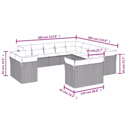 VidaXL 3250392 ensemble de meubles de jardin