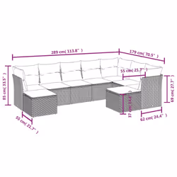 VidaXL 3250407 ensemble de meubles de jardin