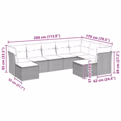 VidaXL 3250411 ensemble de meubles de jardin