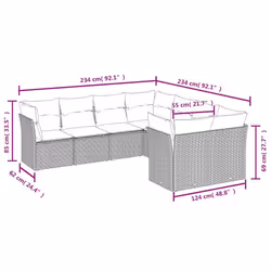 VidaXL 3250428 ensemble de meubles de jardin