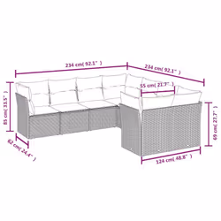 VidaXL 3250429 ensemble de meubles de jardin