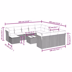 VidaXL 3250475 ensemble de meubles de jardin