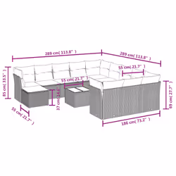 VidaXL 3250478 ensemble de meubles de jardin