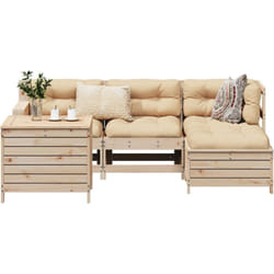 Vidaxl - Salon de jardin 5 pcs bois de pin massif