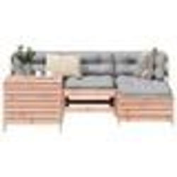 vidaXL Salon de jardin 5 pcs bois massif sapin de douglas
