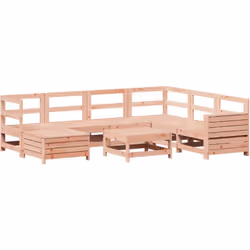 Cet ensemble de salon de jardin en bois avec un design à lattes sera un excellent complément à votre jardin, patio ou terrass ...