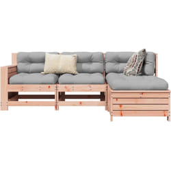 vidaXL Salon de jardin 4 pcs bois massif sapin de douglas