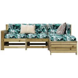 Vidaxl - Salon de jardin 4 pcs bois de pin imprégné