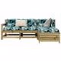 vidaXL Salon de jardin 4 pcs bois de pin imprégné