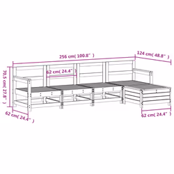 VidaXL 3250853 ensemble de meubles de jardin - Vue supplémentaire 8