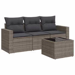VidaXL 3250997, Gris foncé, Rotin, Acier, 110 kg, Adultes et enfants, 655 mm, 620 mm