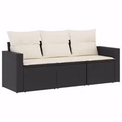 VidaXL 3251003, Crème, Rotin, Verre trempé, 110 kg, Adultes et enfants, 550 mm, 550 mm