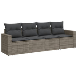 VidaXL 3251017 banc de jardin Rotin, Acier