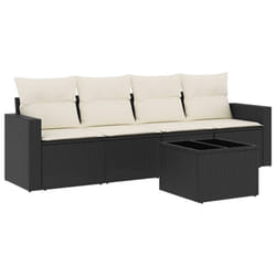 VidaXL 3251023 banc de jardin Rotin, Verre trempé