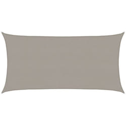 Vidaxl - Voile d'ombrage 160 g/m² rectangulaire gris clair 2,5x5 m pehd