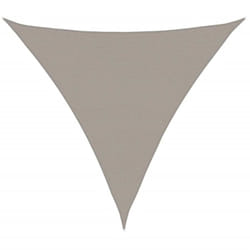 Vidaxl - Voile d'ombrage 160 g/m² triangulaire gris clair 5x5x5 m pehd