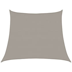 Vidaxl - Voile d'ombrage 160 g/m² trapèze gris clair 3/4x3 m pehd