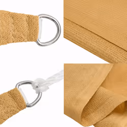 VidaXL 4002019 Voile d'ombrage Carré Sable - Vue supplémentaire 6