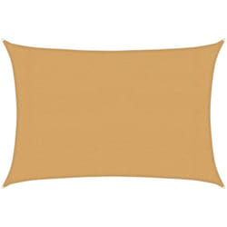 Vidaxl - Voile d'ombrage 160 g/m² rectangulaire sable 3x4,5 m pehd