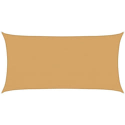 Vidaxl - Voile d'ombrage 160 g/m² rectangulaire sable 3x6 m pehd