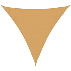 Vidaxl - Voile d'ombrage 160 g/m² triangulaire sable 3x3x3 m pehd