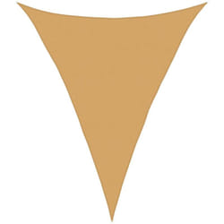 Vidaxl - Voile d'ombrage 160 g/m² triangulaire sable 5x6x6 m pehd