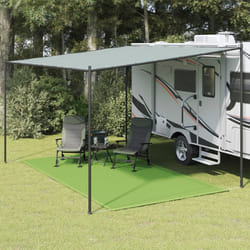 vidaXL Tapis de tente vert clair 250x450 cm PEHD