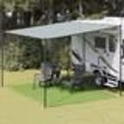 vidaXL Tapis de tente vert clair 300x400 cm PEHD