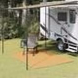 vidaXL Tapis de tente sable 200x300 cm PEHD