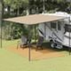 vidaXL Tapis de tente sable 300x600 cm PEHD