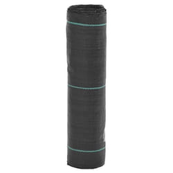 vidaXL Membrane anti-mauvaises herbes noir 05x150 m PP tissu anti-mauvaises herbes membrane de contrôle des mauvaises 4005141