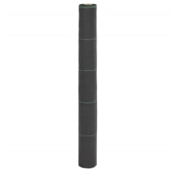 vidaXL Membrane anti-mauvaises herbes noir 1x25 m PP