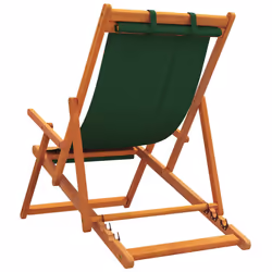 VidaXL 3214485 chaise d'extérieur Terrace Siège rembourré Eucalyptus, Polyester Vert - Vue supplémentaire 6